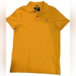 Hollister Mens Golden Yellow  with Embroidered Seagull